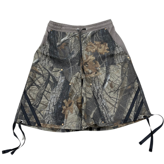 CAMO DOUBLE KNEE SHORTS