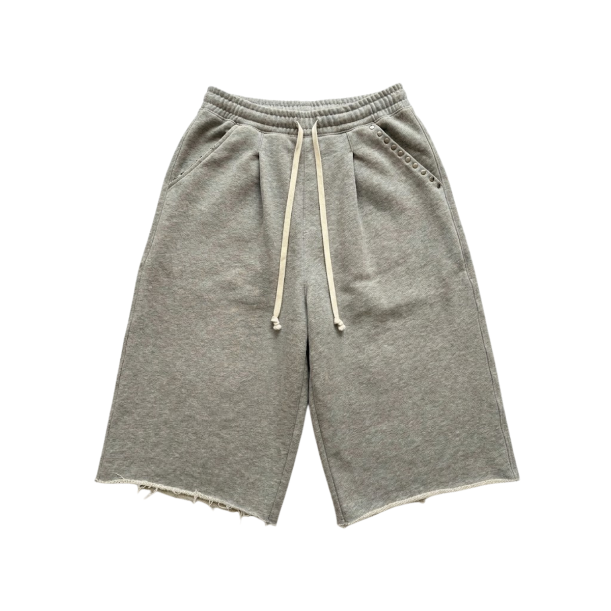 BUTTON POCKET SWEATSHORTS