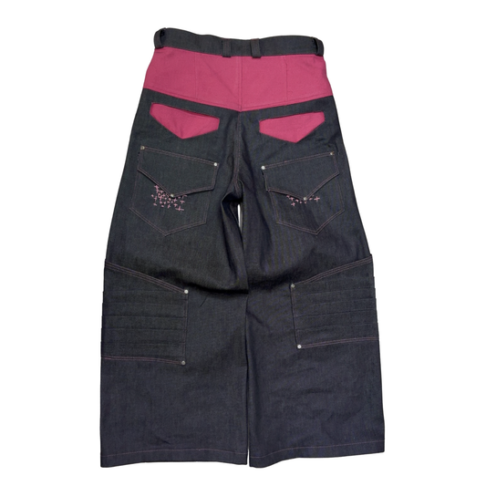 "1J48" PLEATED JEANS