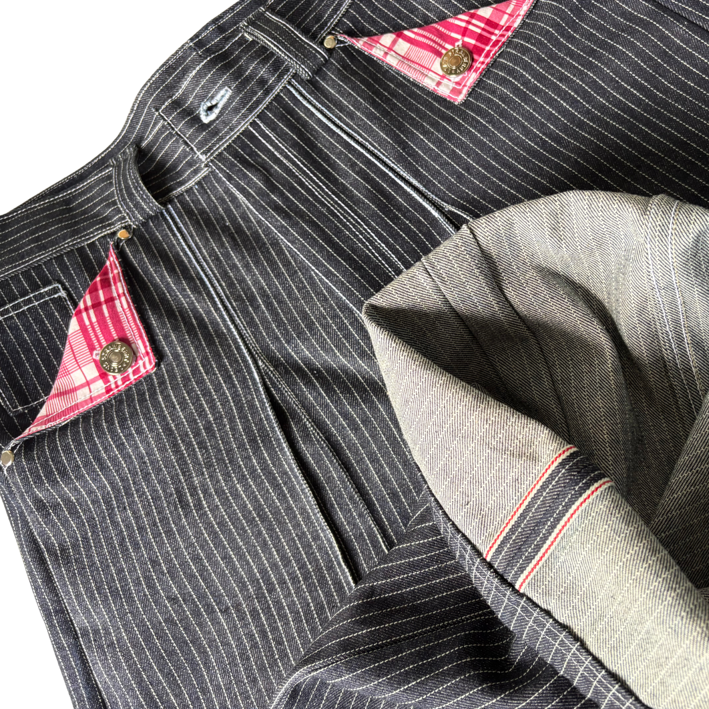 PINSTRIPE SELVEDGE JEANS