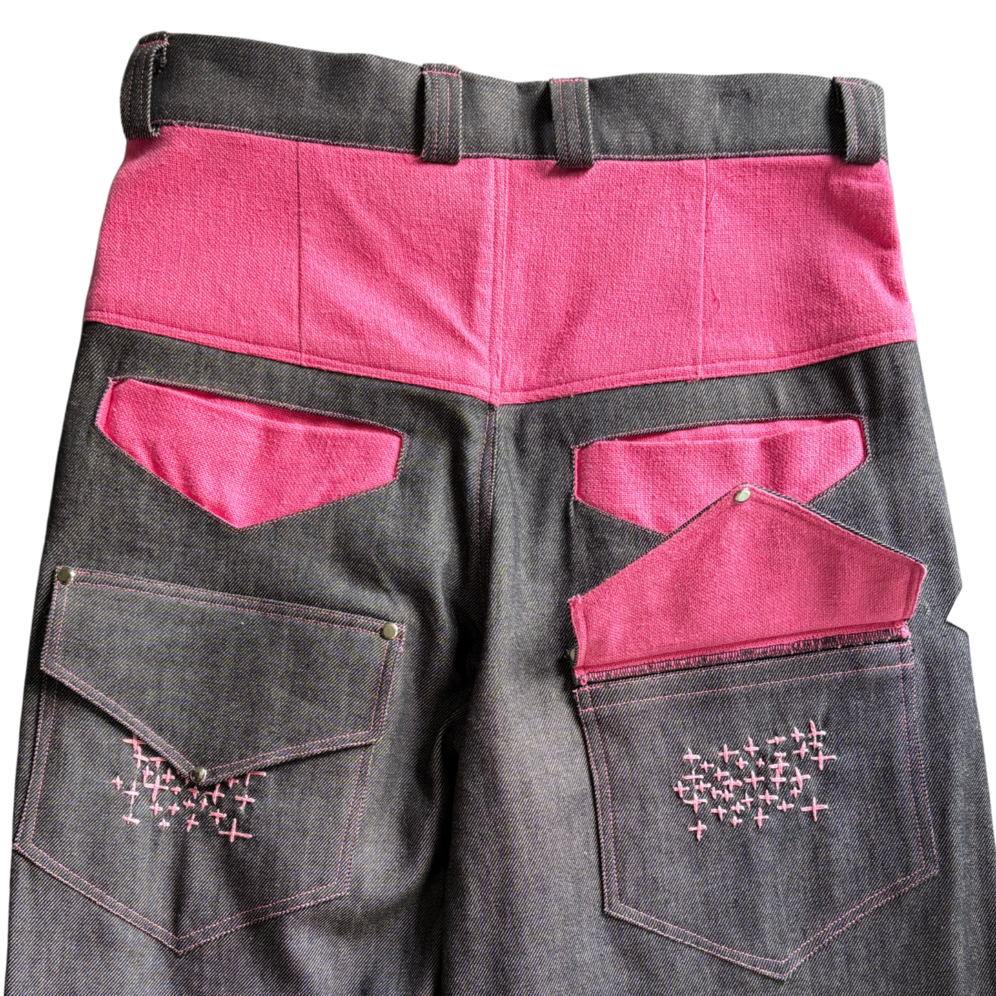 "1J48" PLEATED JEANS