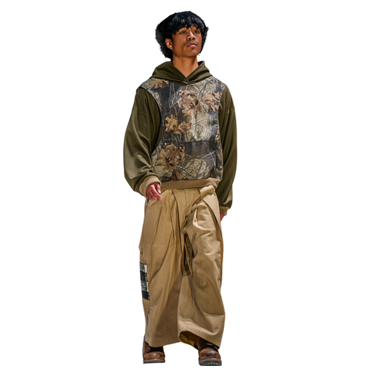 'UNION" PLEATED PANTS