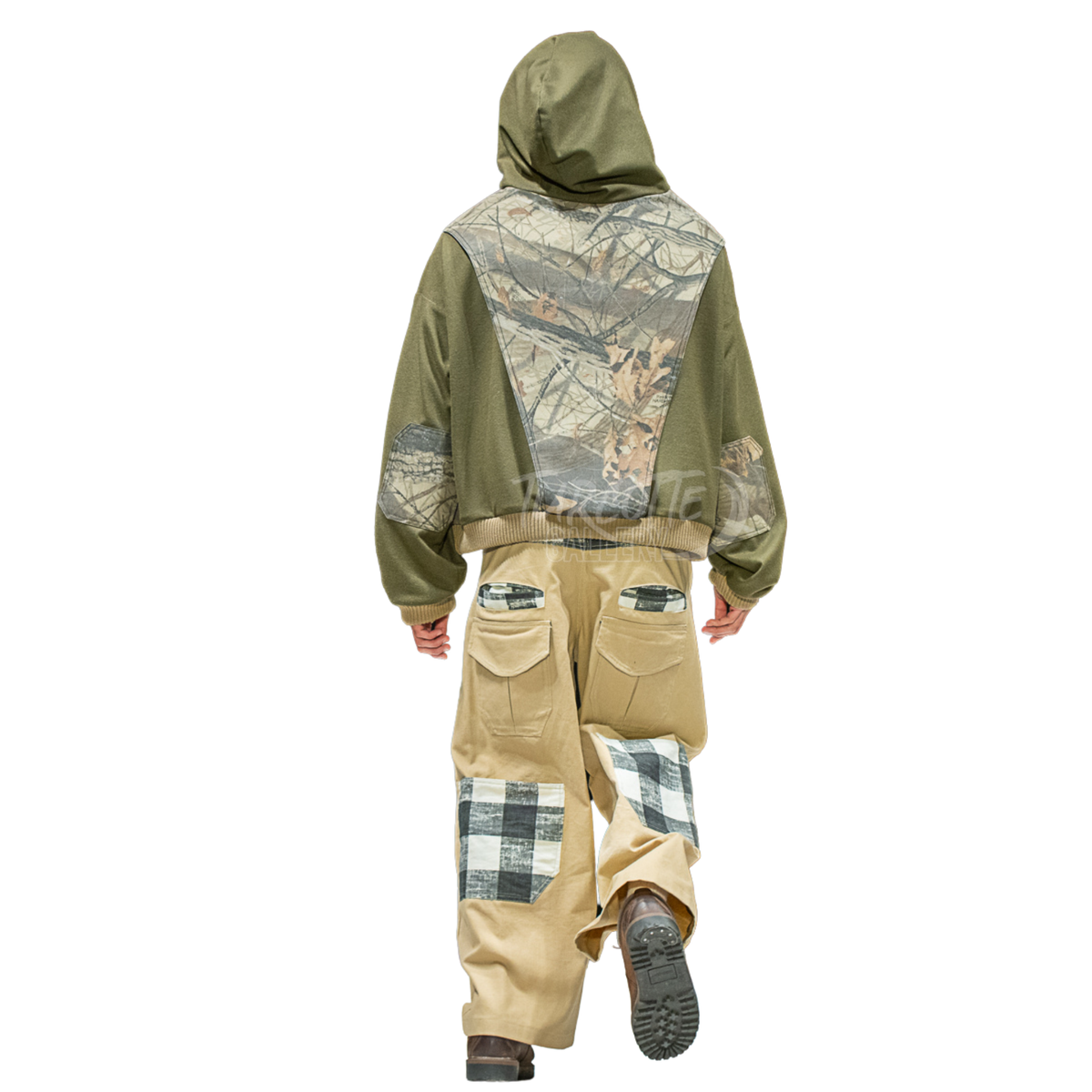 'UNION" PLEATED PANTS