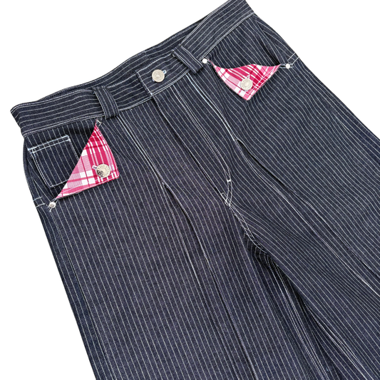 PINSTRIPE SELVEDGE JEANS